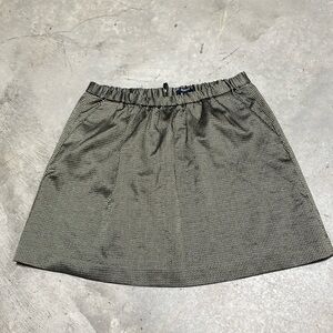 Madewell | Skirts | Madewell‎ Black And Gold Jacquard Skirt / Size L / NWT